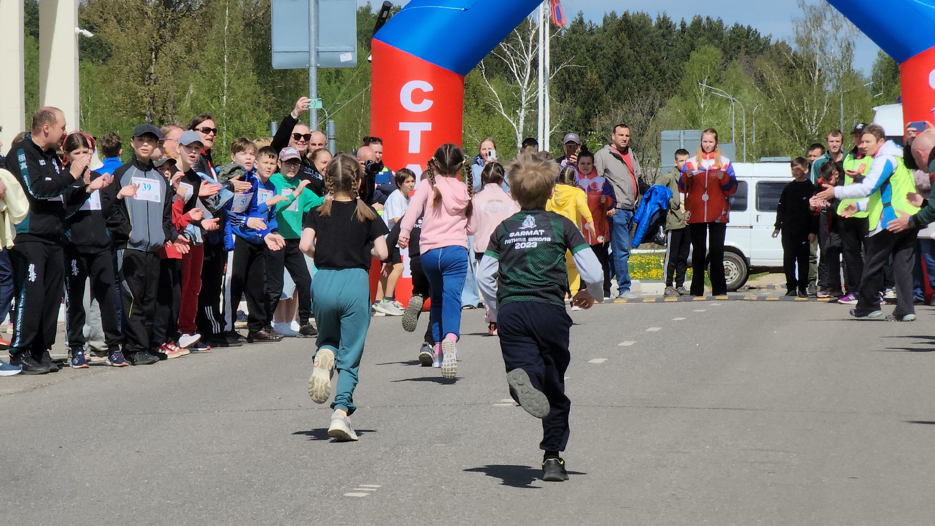 Забег, Легкоатлетический забег, спорт, спорт в рузе, спорт в подмосковье, патриотизм, Руза,