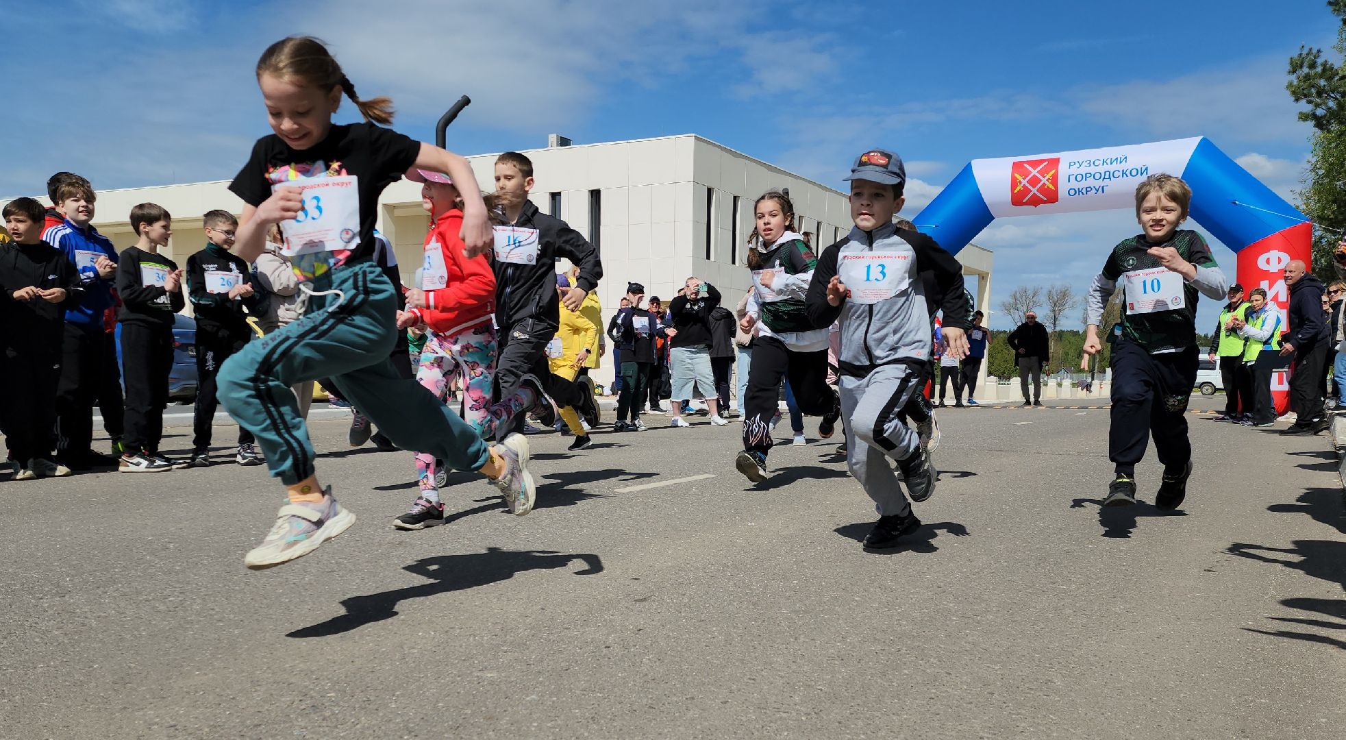 Забег, Легкоатлетический забег, спорт, спорт в рузе, спорт в подмосковье, патриотизм, Руза,