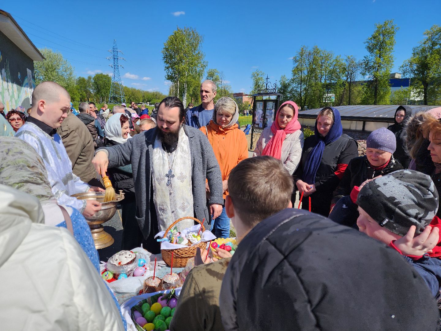 ногинск, пасха, храм, общество, жители, кулич,