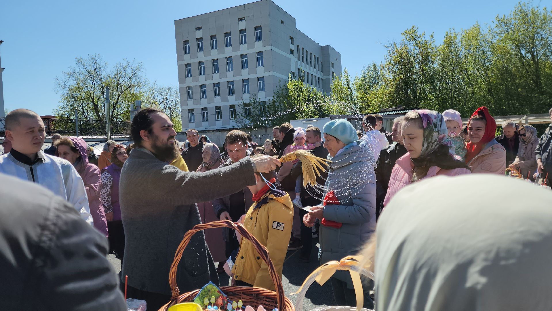 ногинск, пасха, храм, общество, жители, кулич,
