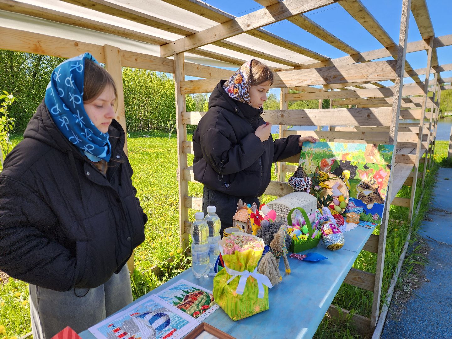 ногинск, благотворительная ярмарка, общество, люди, пасха, храм,