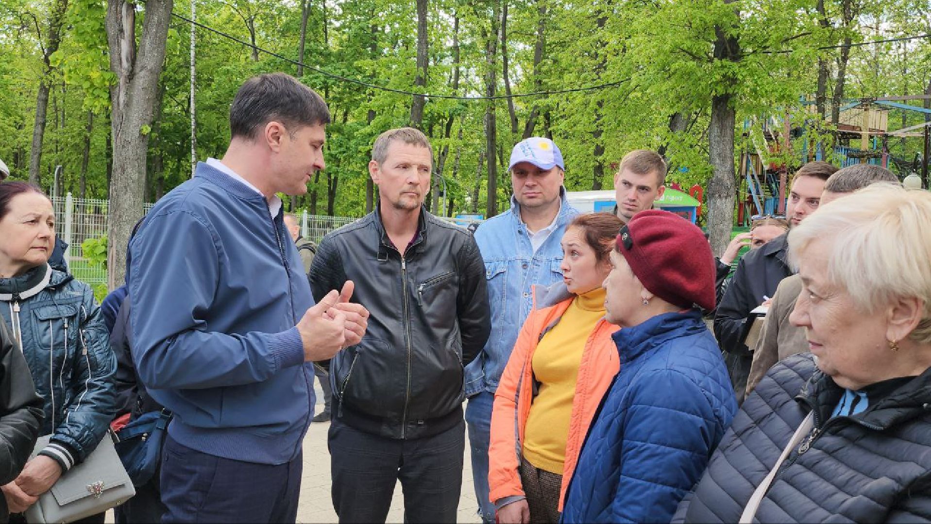 люберцы, наташинский парк, глава городского округа люберцы владимир волков, обращение жителей,