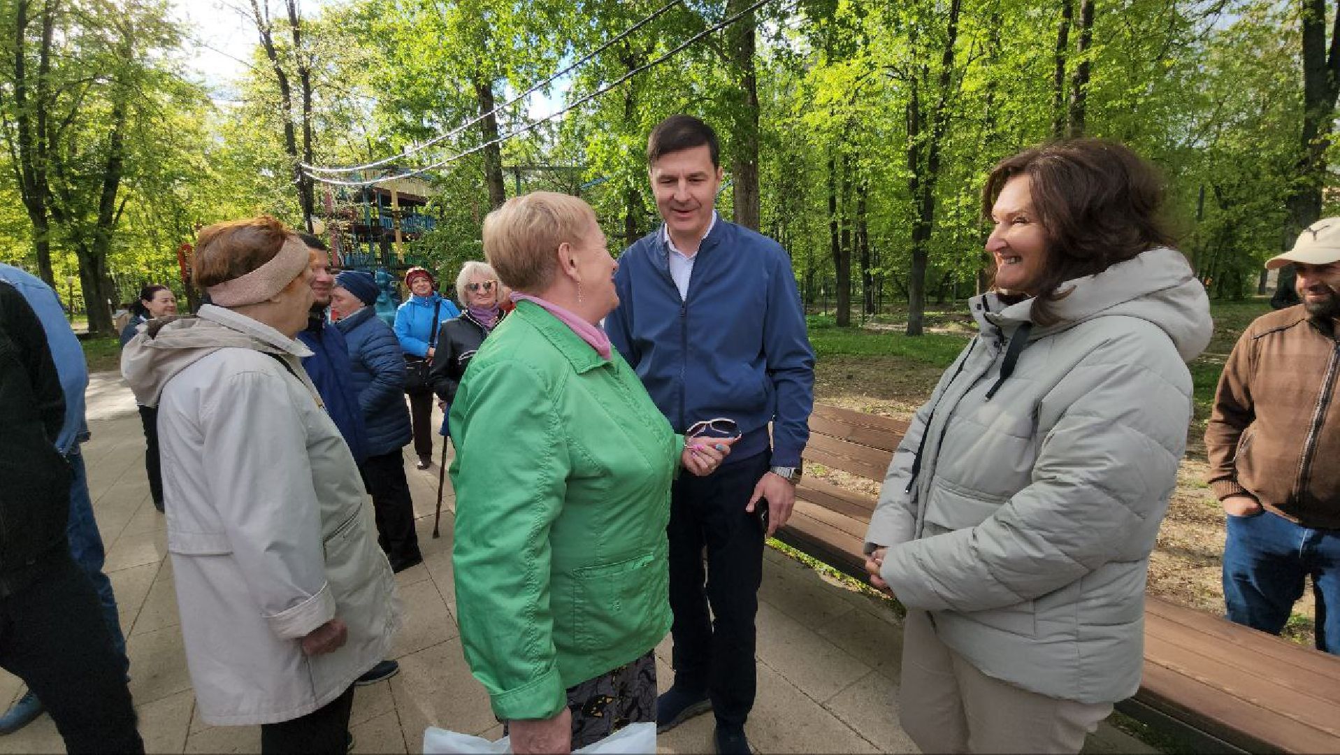 люберцы, наташинский парк, глава городского округа люберцы владимир волков, обращение жителей,