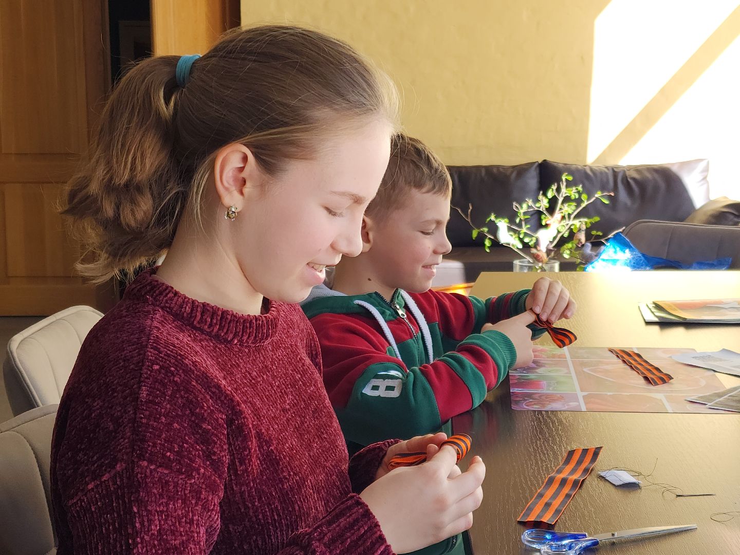 Георгиевская лента, Звенигород, мастер-класс