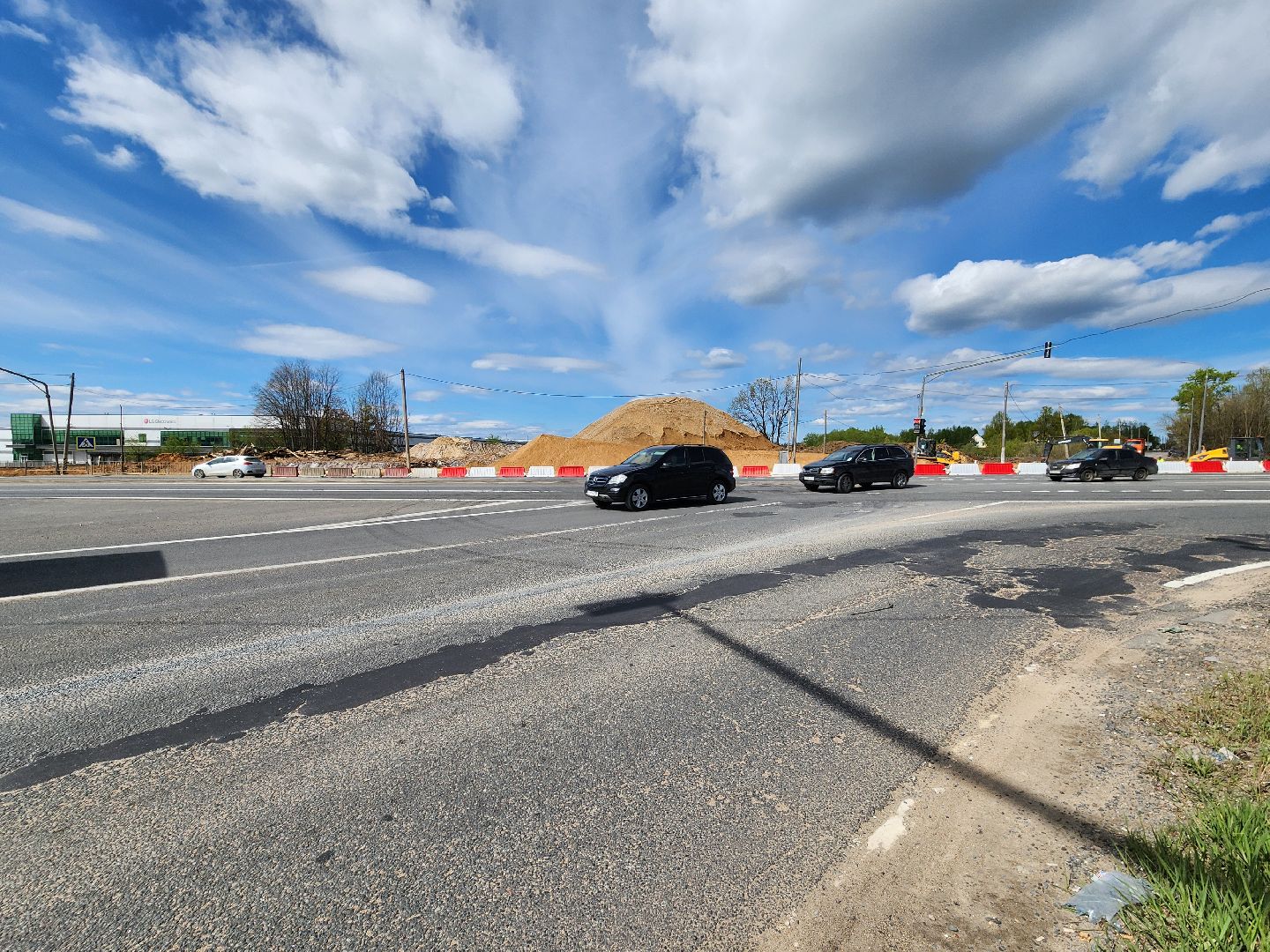 строительство, Дорога, федеральная дорога, дорохово, Минское шоссе, Развязка, дорожная служба, руза,