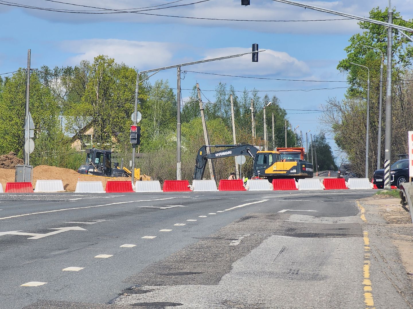 строительство, Дорога, федеральная дорога, дорохово, Минское шоссе, Развязка, дорожная служба, руза,