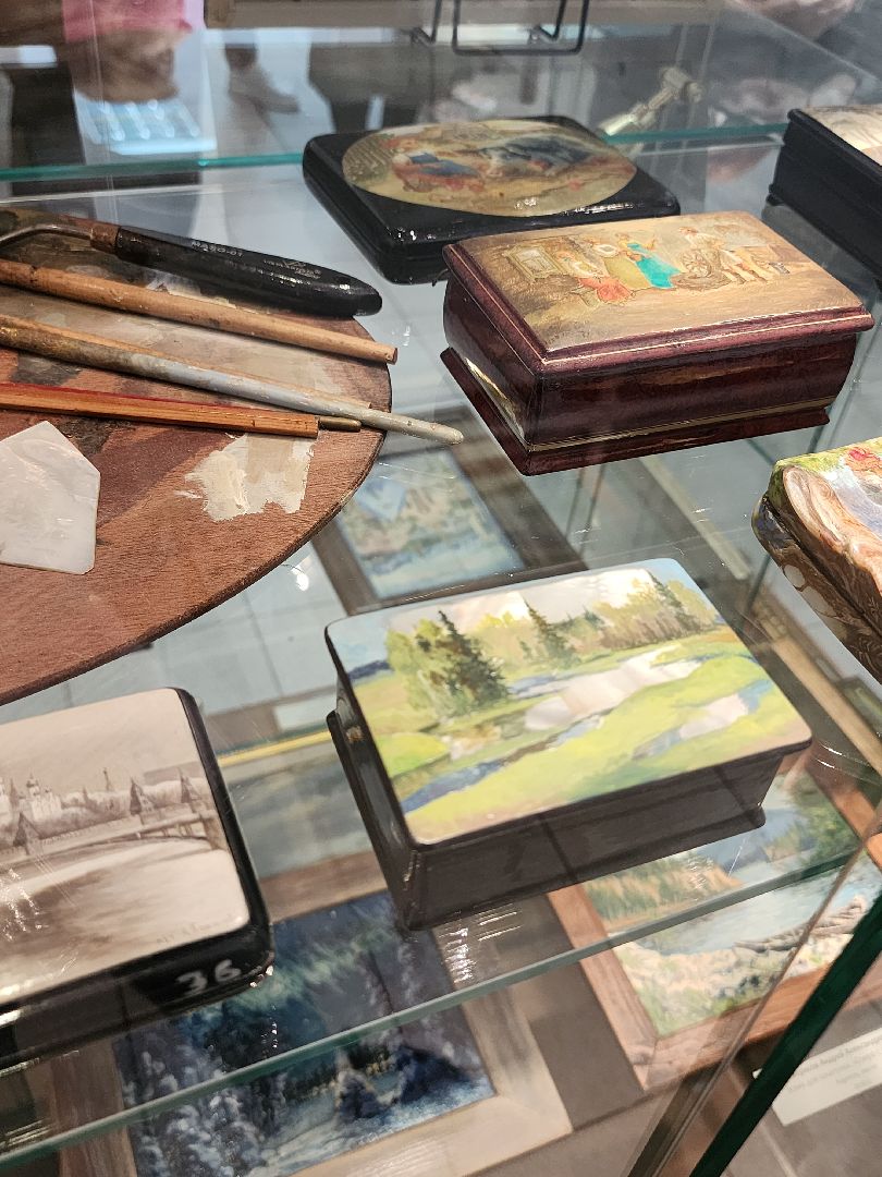 мытищи, историко-художественный музей, Выставка, Федоскинская роспись,