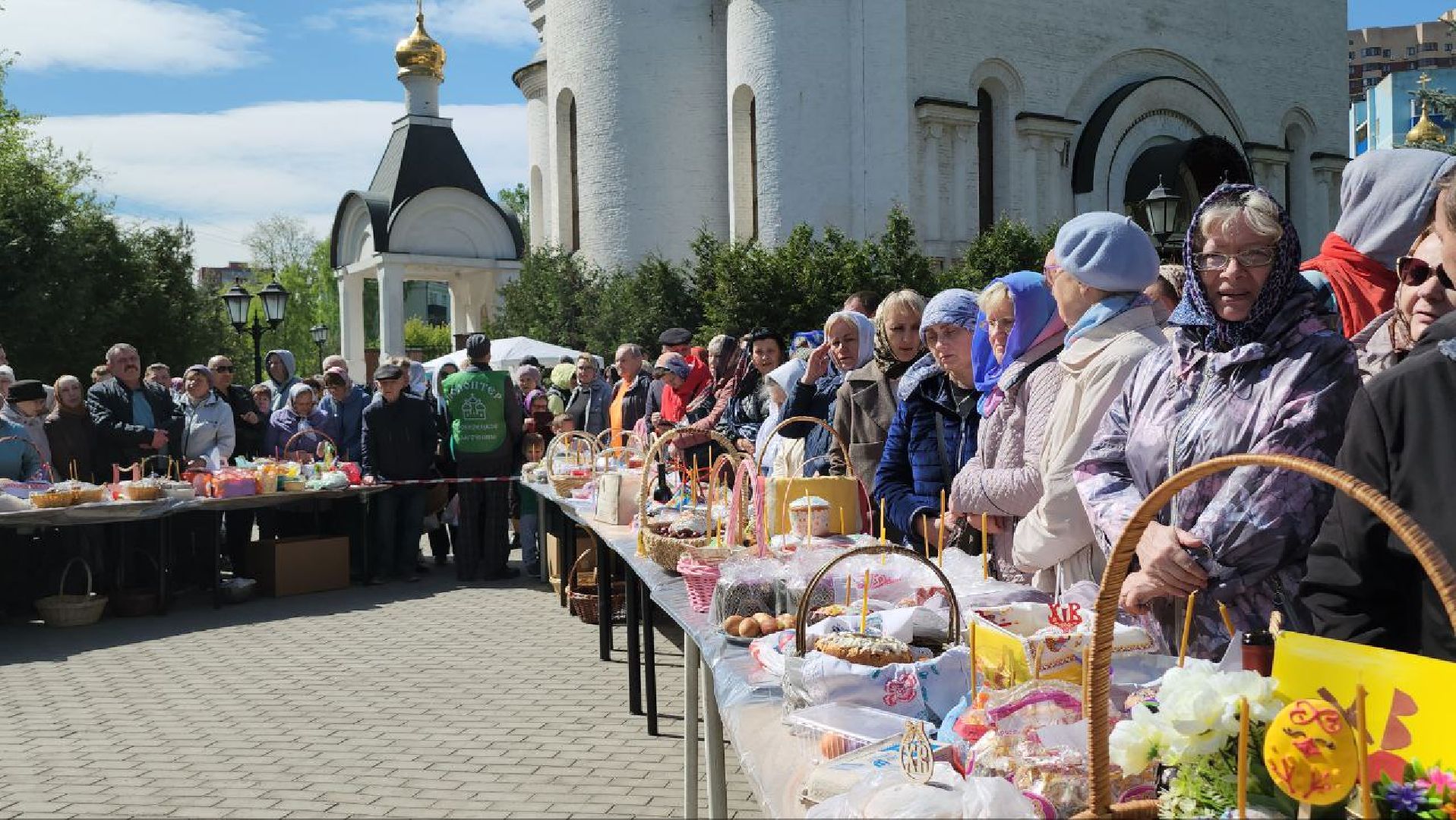 люберцы, Преображенский храм, пасха, куличи,