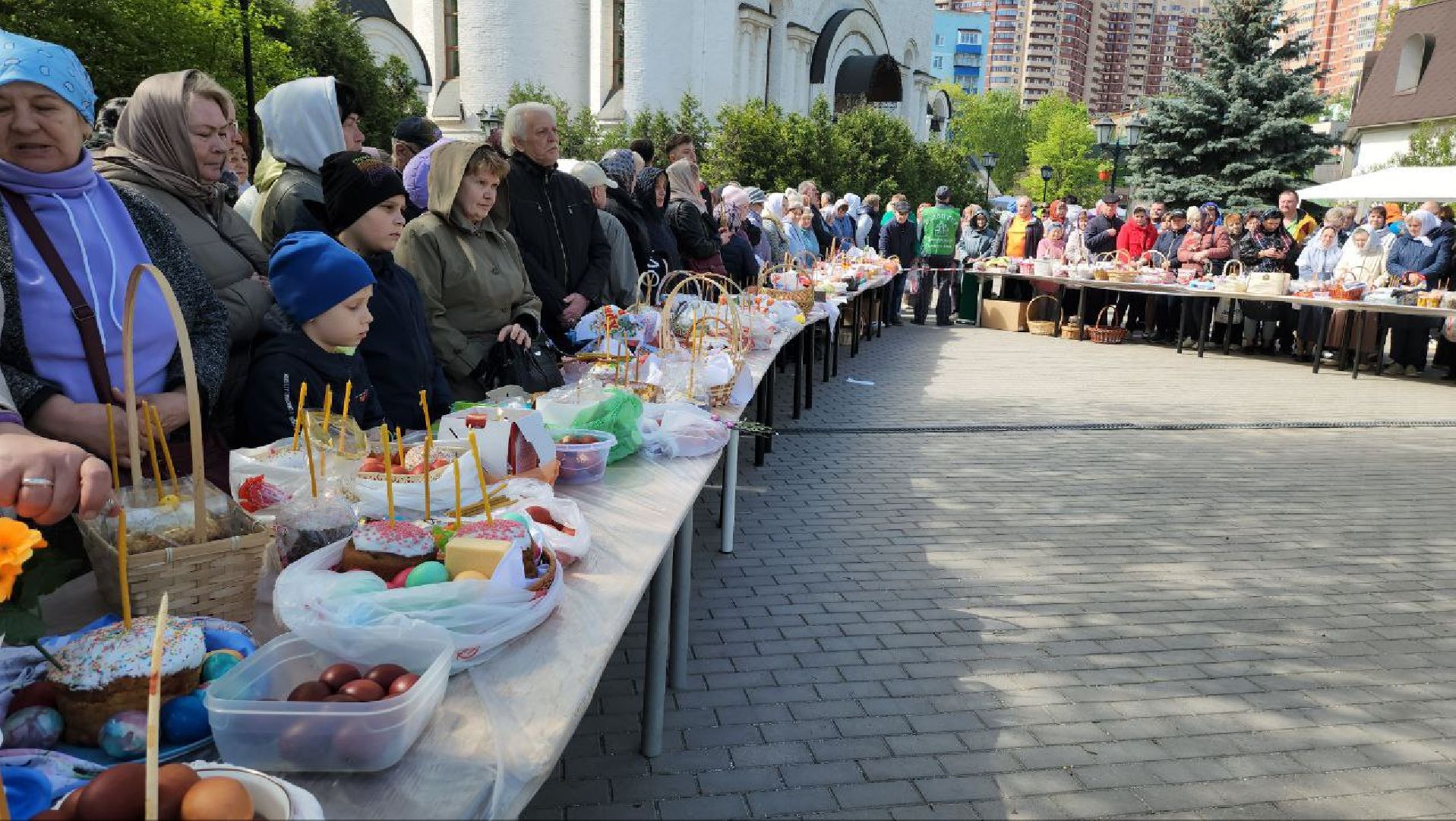люберцы, Преображенский храм, пасха, куличи,