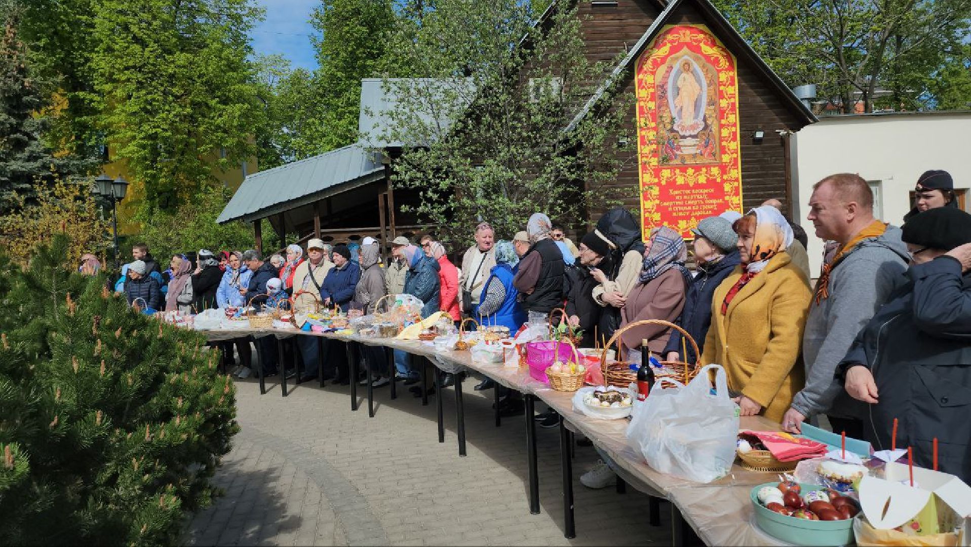 люберцы, Преображенский храм, пасха, куличи,