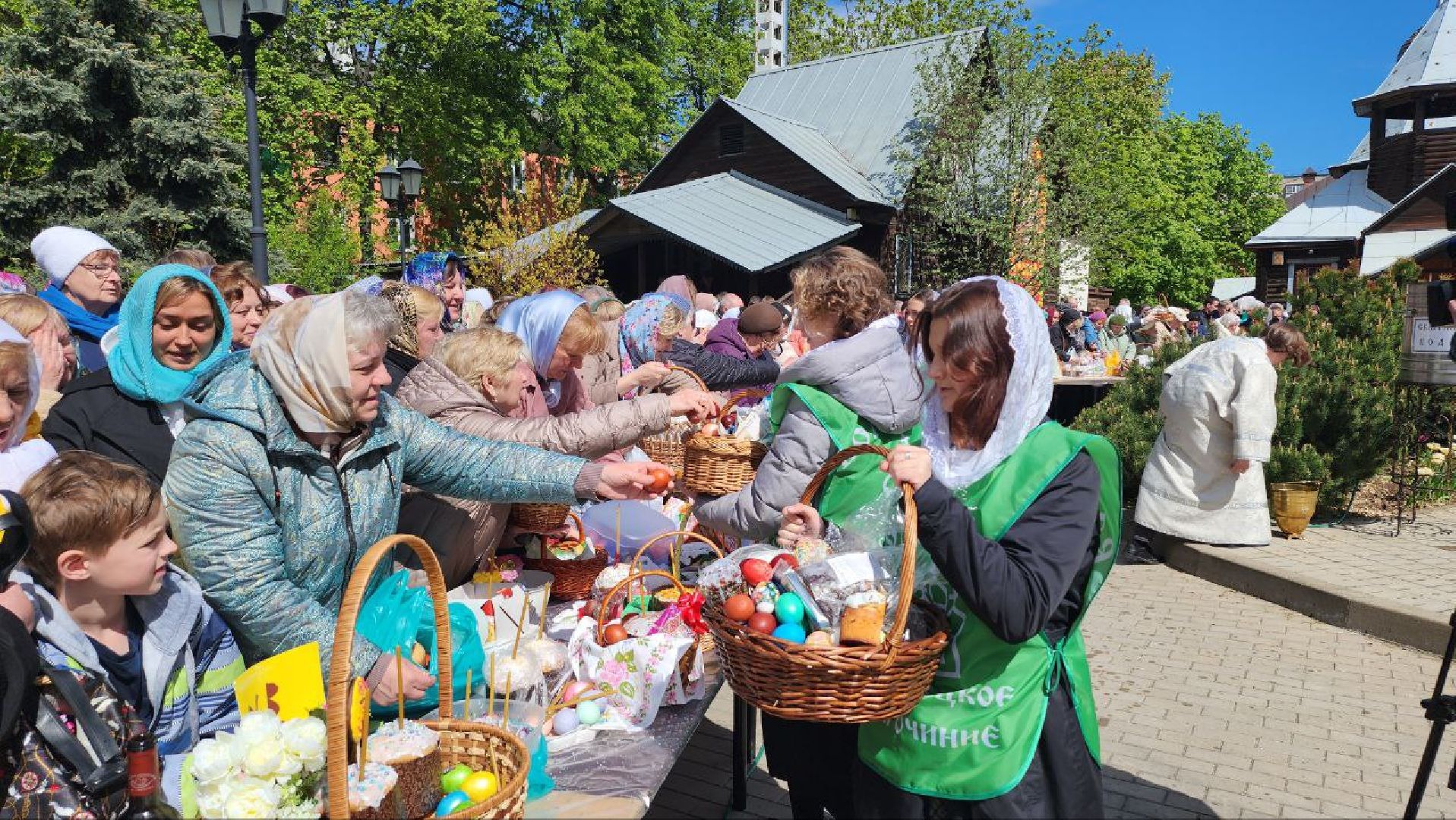 люберцы, Преображенский храм, пасха, куличи,