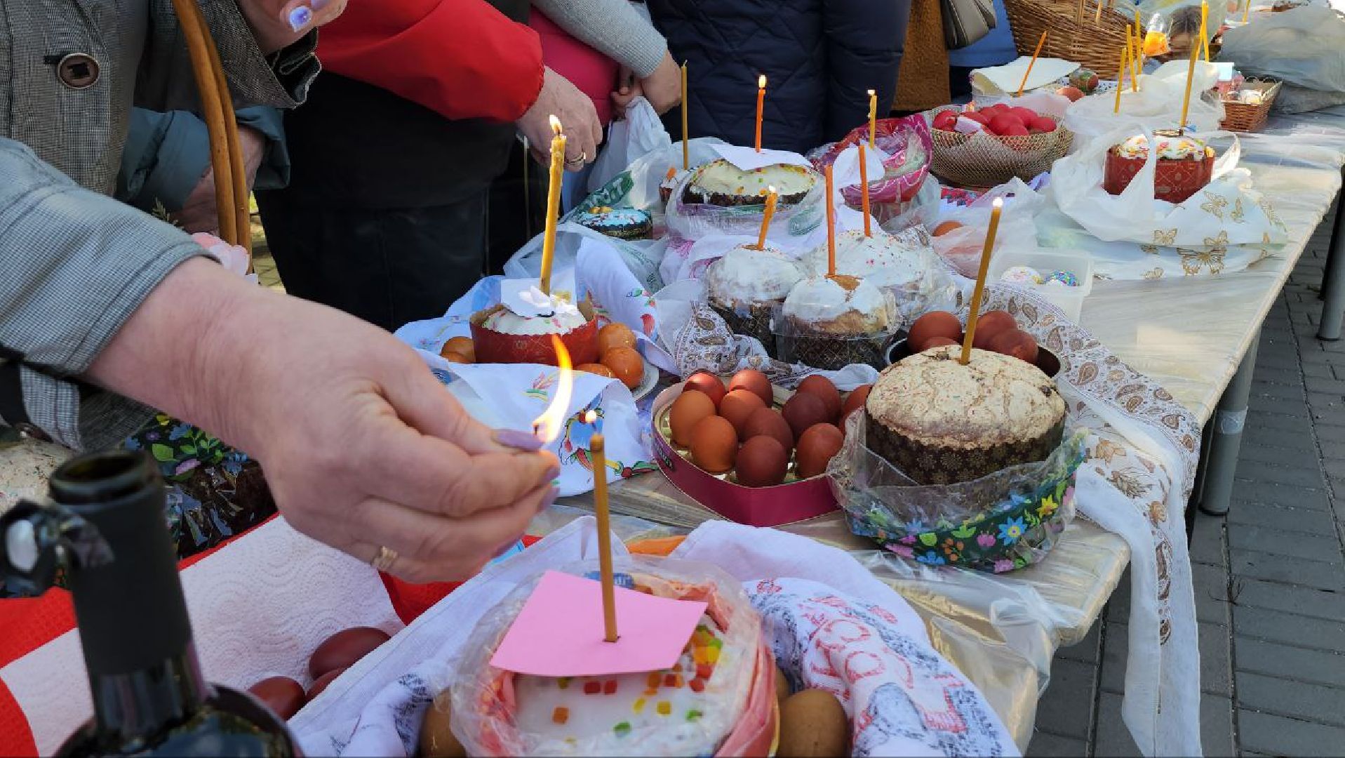 люберцы, Преображенский храм, пасха, куличи,