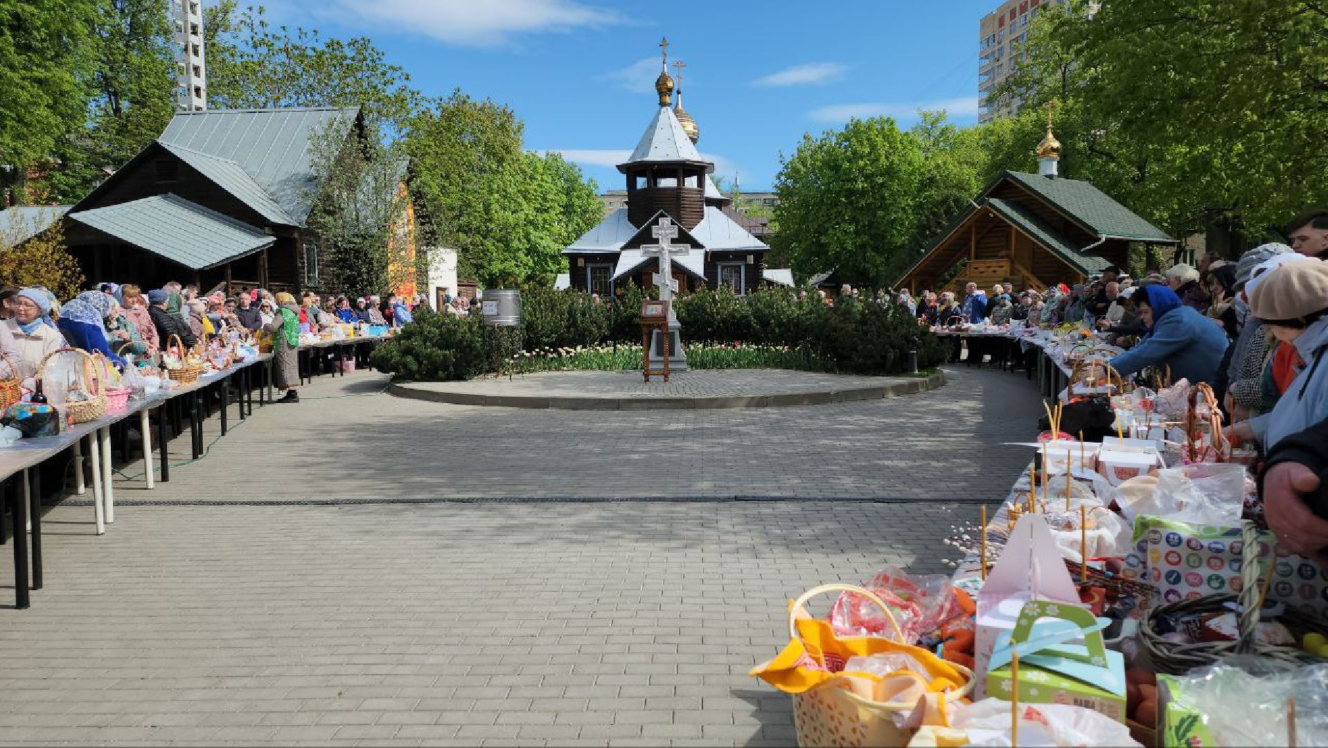 люберцы, Преображенский храм, пасха, куличи,