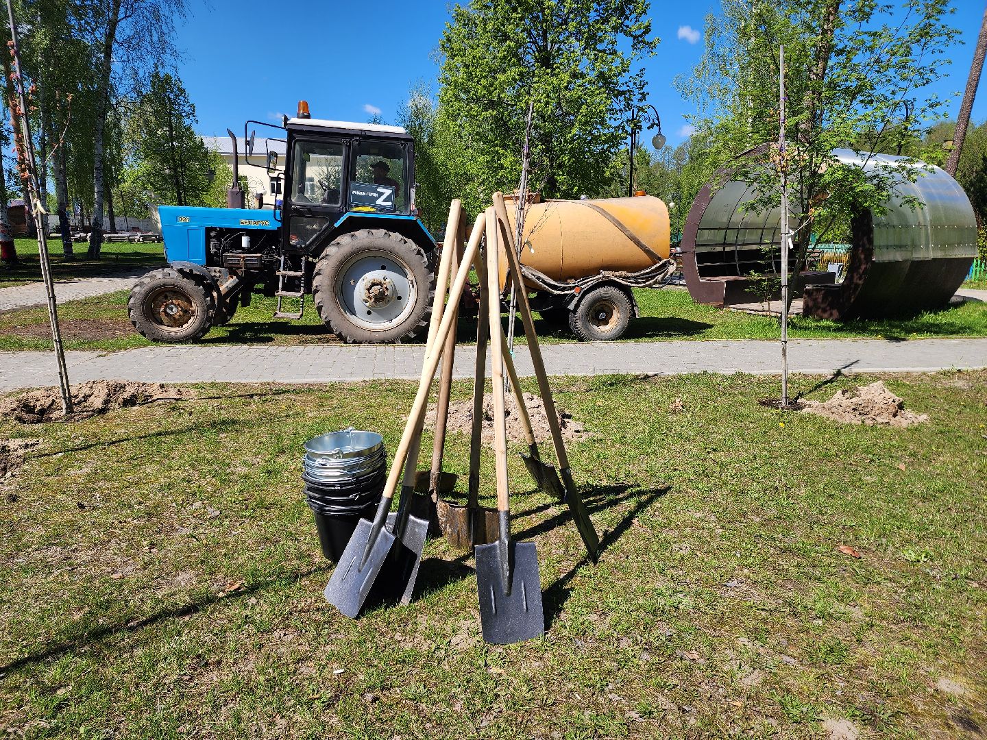 шатура, сад победы, сад памяти и славы, добрые дела, парки шатуры,