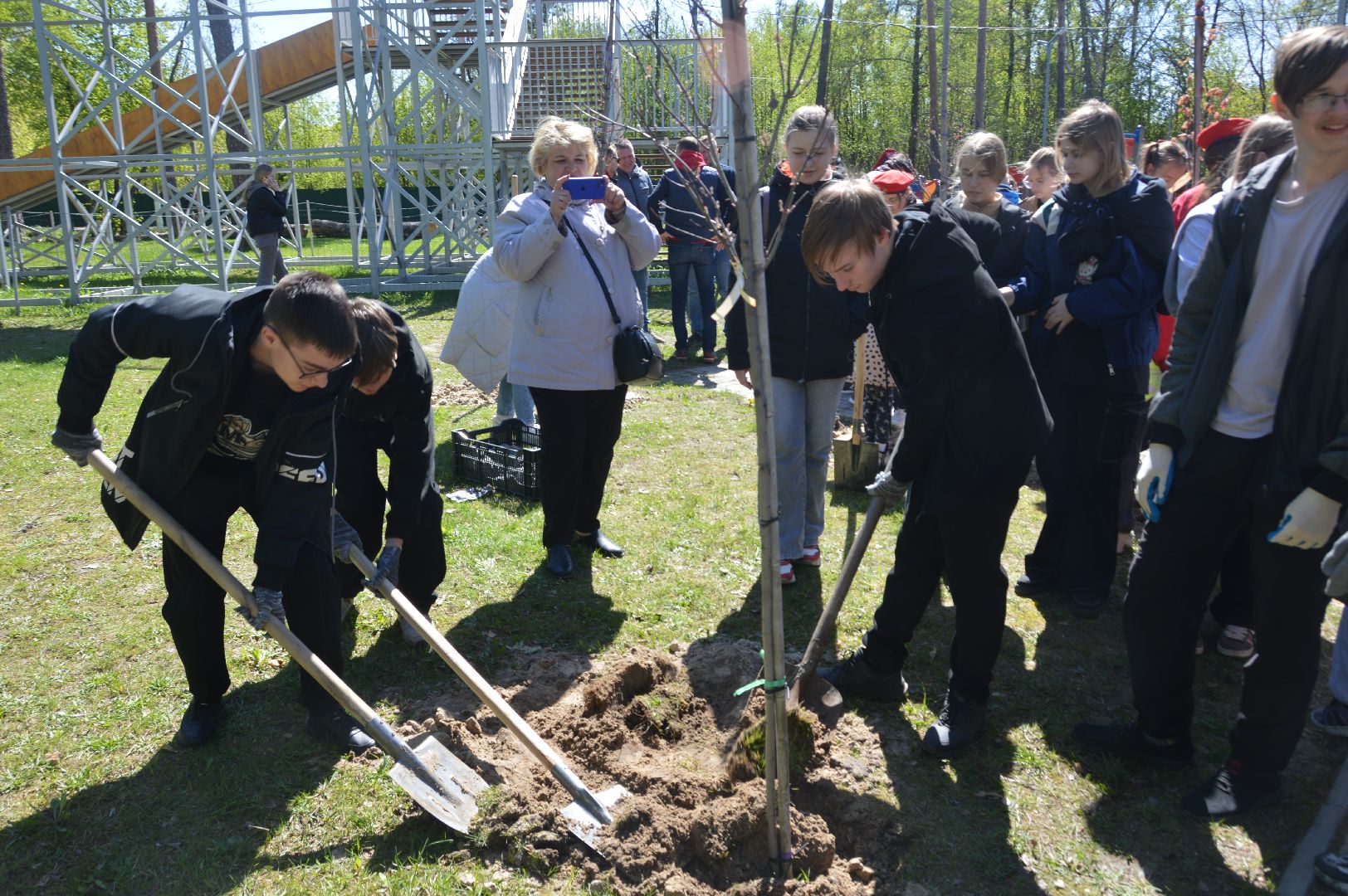шатура, сад победы, сад памяти и славы, добрые дела, парки шатуры,