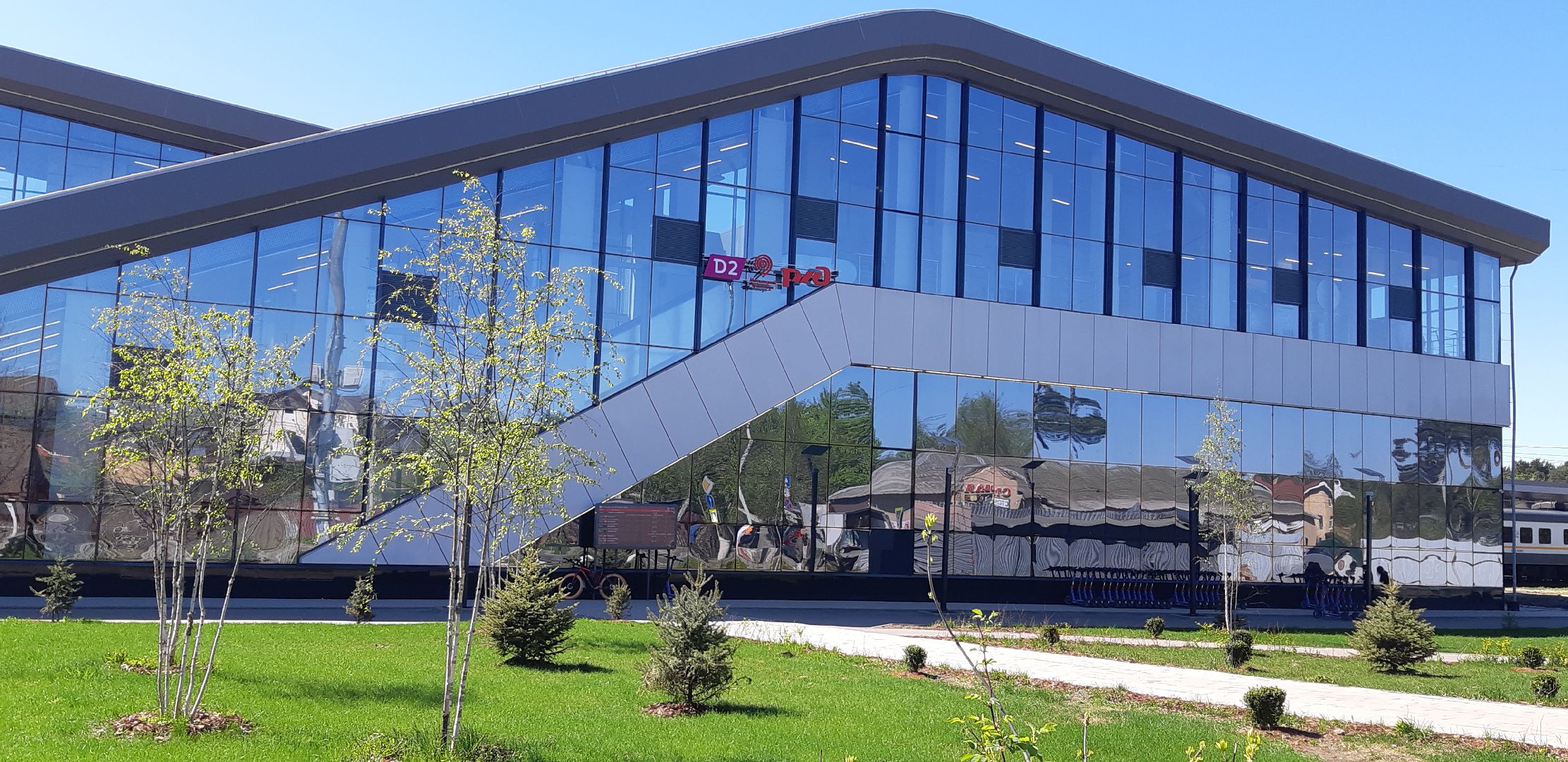 МЦД Опалиха, Красногорск, переезд, двойной путепровод, монтаж автомобильной развязки,