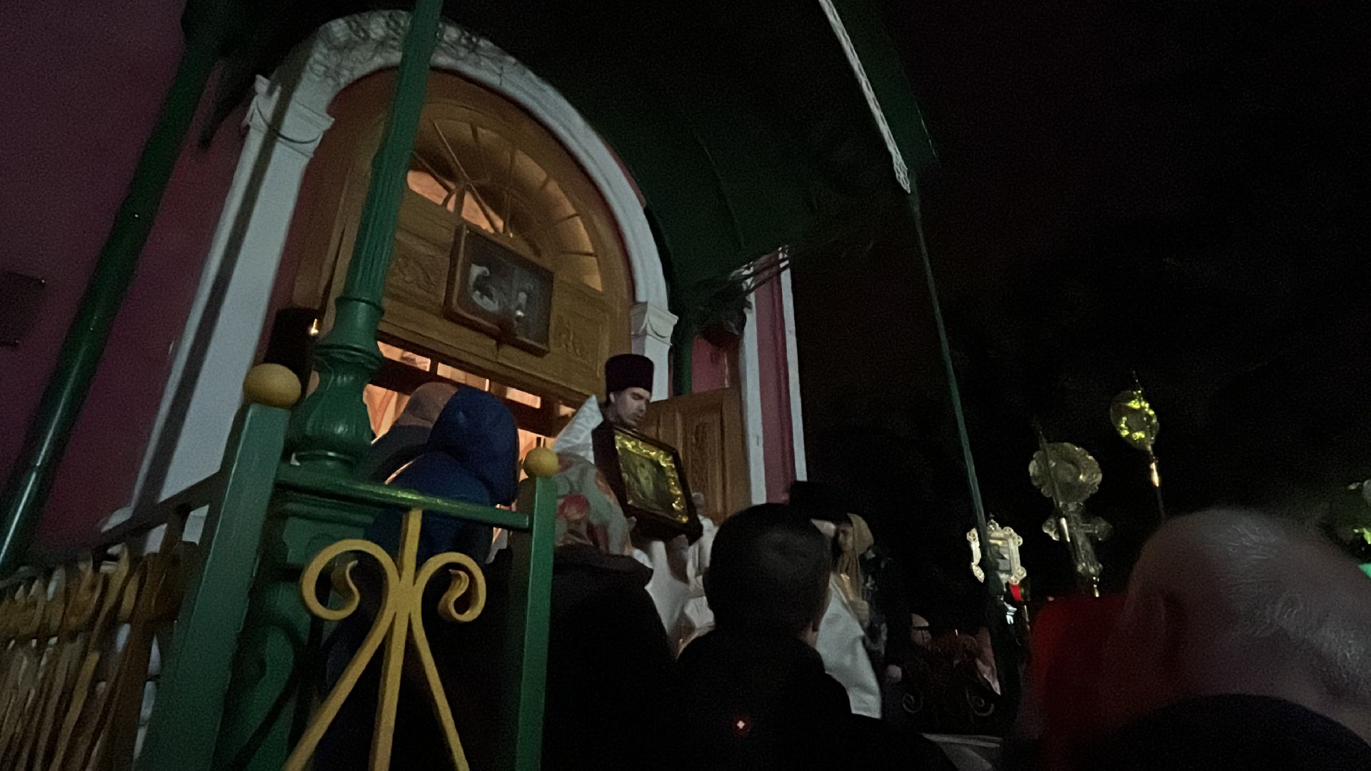 пасха, пасхальное богослужение, крестный ход, церковь, церковный праздник,