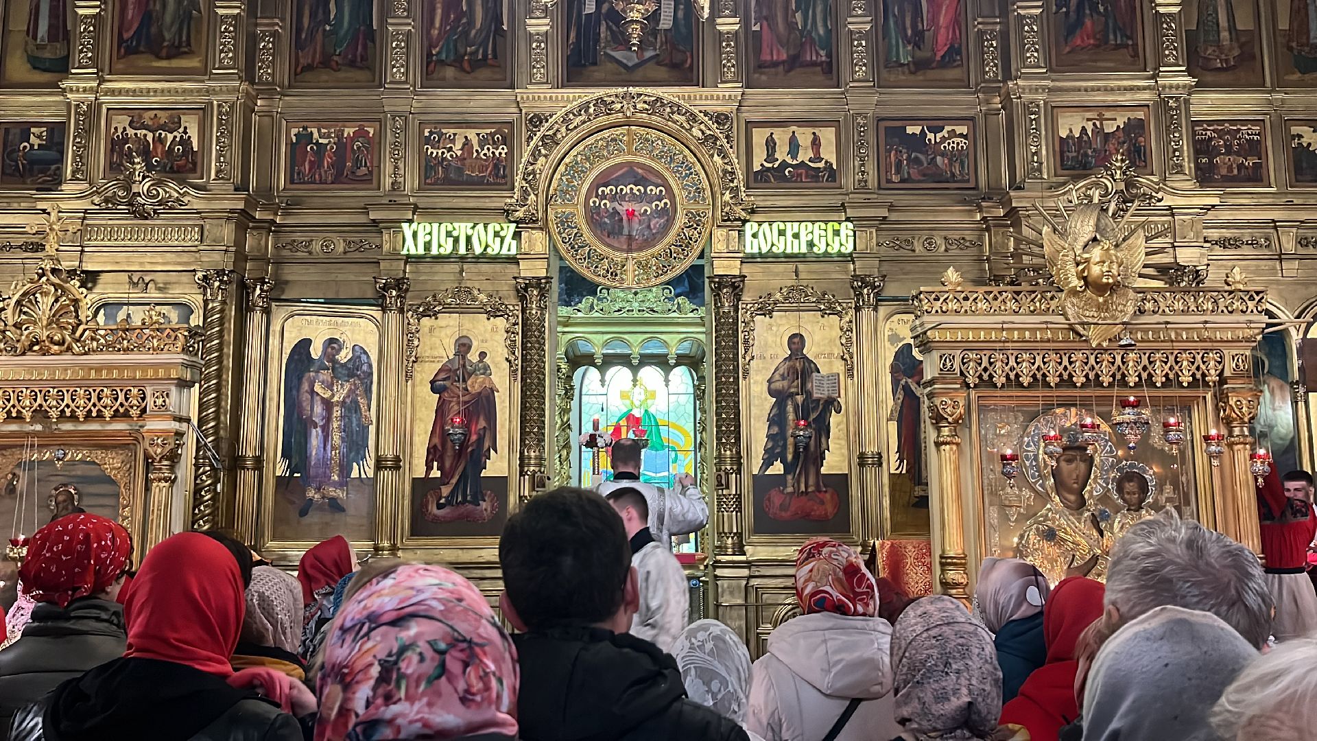 пасха, пасхальное богослужение, крестный ход, церковь, церковный праздник,