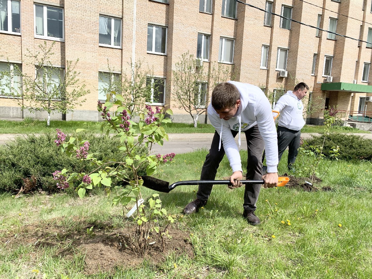 Балашиха, Подмосковье, День Победы, Сиреневый парк Победы 2024, аллея памяти, сиреневая аллея, митинг,
