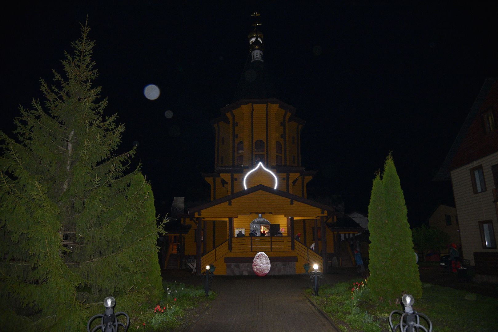 лотошино, храм, пасха, пасхальное богослужение, пасхальные традиции,