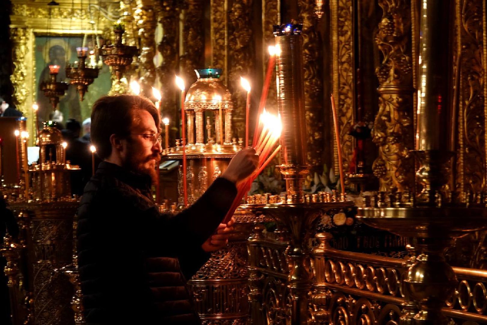 Пасха, Пасхальная служба, Троице-Сергиева Лавра, Успенский собор, Вера, Религия, Христос Воскрес,