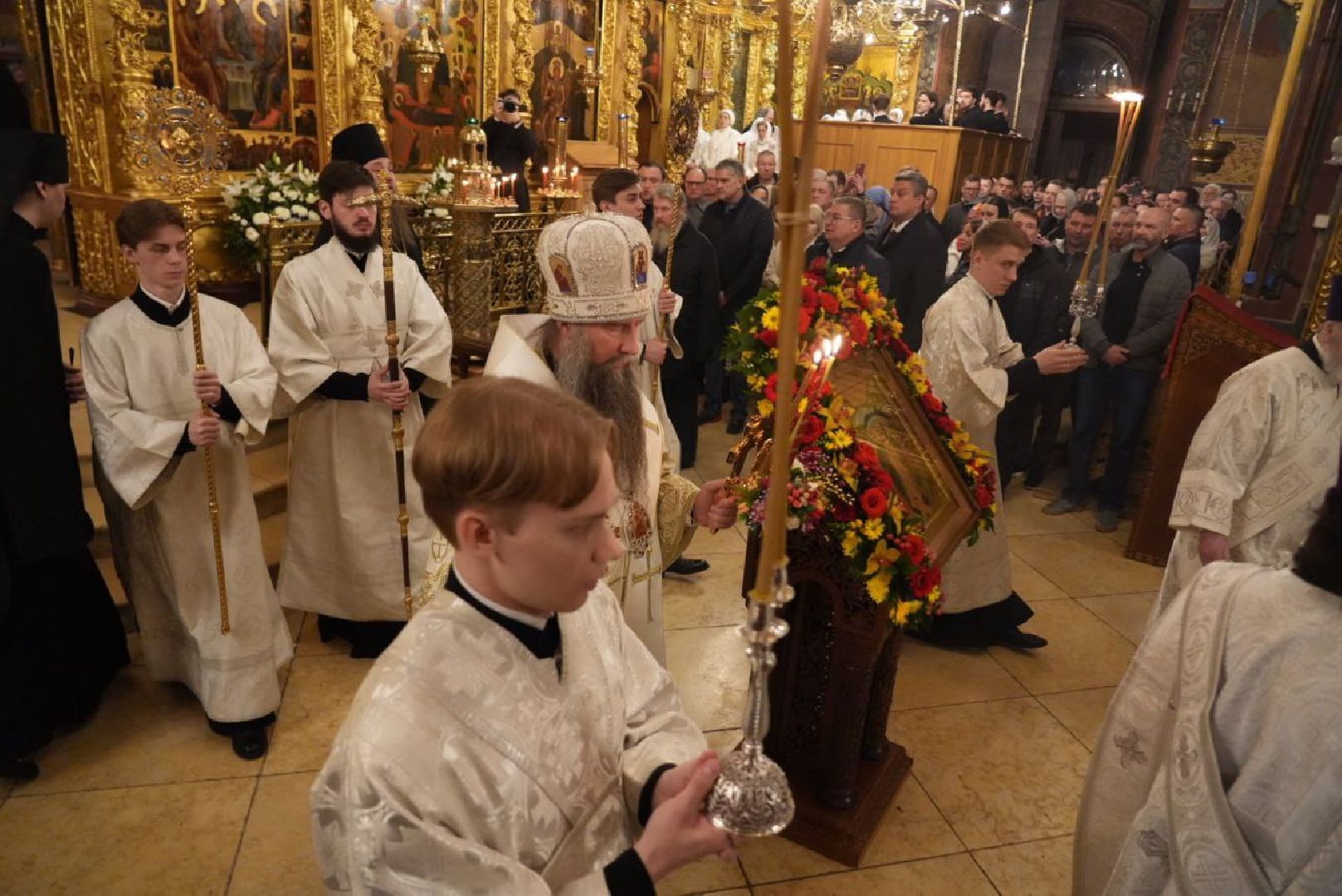 Пасха, Пасхальная служба, Троице-Сергиева Лавра, Успенский собор, Вера, Религия, Христос Воскрес,