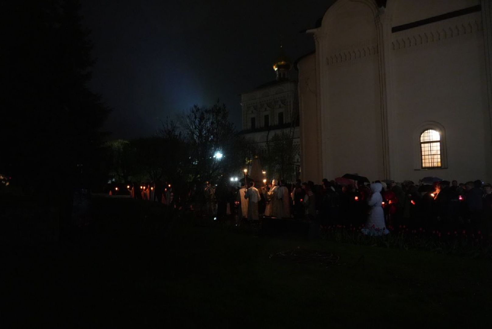 Пасха, Пасхальная служба, Троице-Сергиева Лавра, Успенский собор, Вера, Религия, Христос Воскрес,