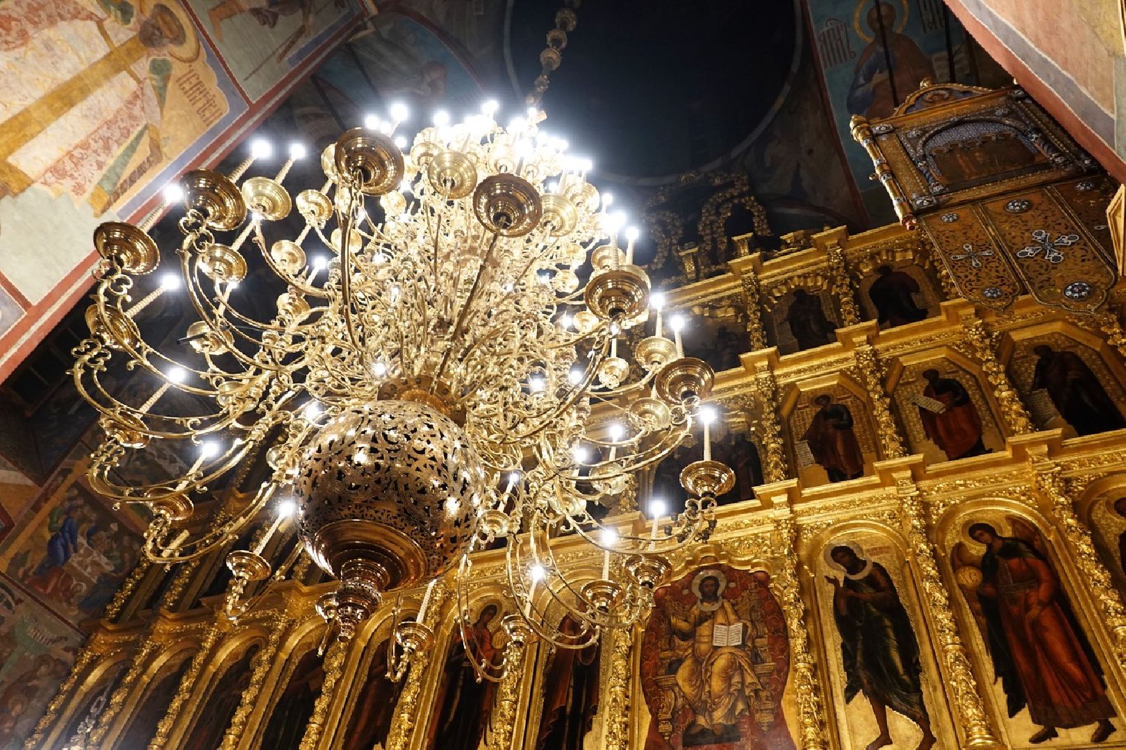 Пасха, Пасхальная служба, Троице-Сергиева Лавра, Успенский собор, Вера, Религия, Христос Воскрес,