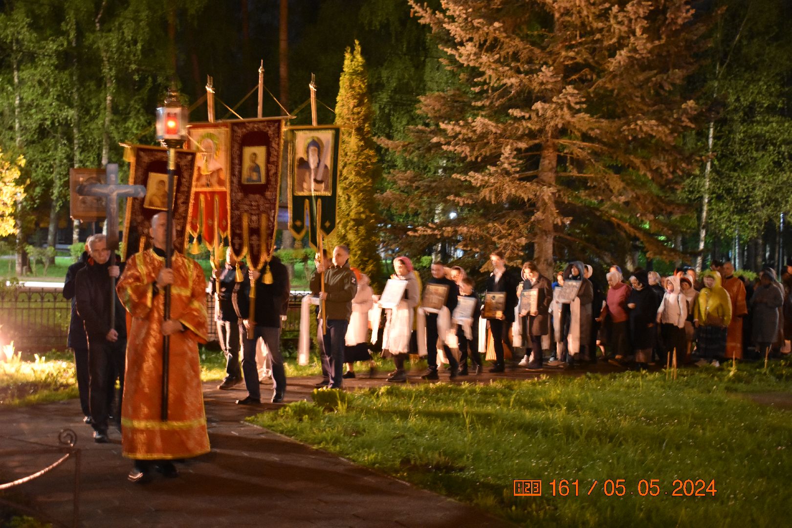 Праздник Пасхи, Христос Воскресе, Светлое воскресенье, Пасхальный крестный ход, Власиха, храм РВСН, Пасха во Власихе,