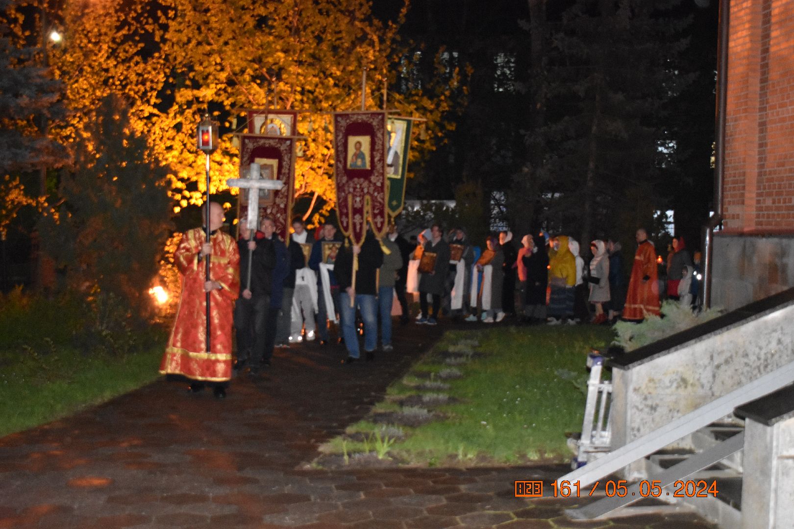 Праздник Пасхи, Христос Воскресе, Светлое воскресенье, Пасхальный крестный ход, Власиха, храм РВСН, Пасха во Власихе,