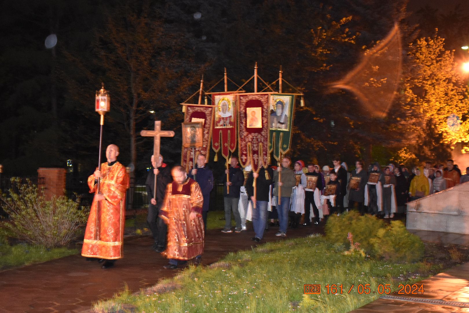 Праздник Пасхи, Христос Воскресе, Светлое воскресенье, Пасхальный крестный ход, Власиха, храм РВСН, Пасха во Власихе,