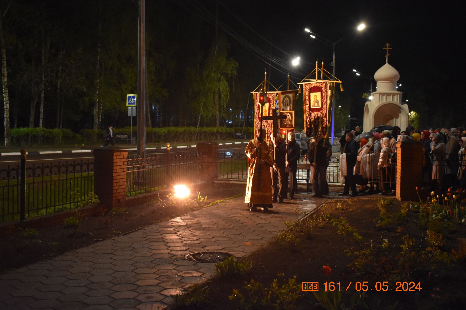 Праздник Пасхи, Христос Воскресе, Светлое воскресенье, Пасхальный крестный ход, Власиха, храм РВСН, Пасха во Власихе,