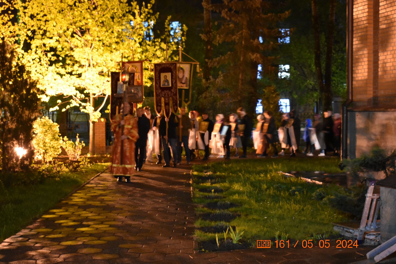 Праздник Пасхи, Христос Воскресе, Светлое воскресенье, Пасхальный крестный ход, Власиха, храм РВСН, Пасха во Власихе,