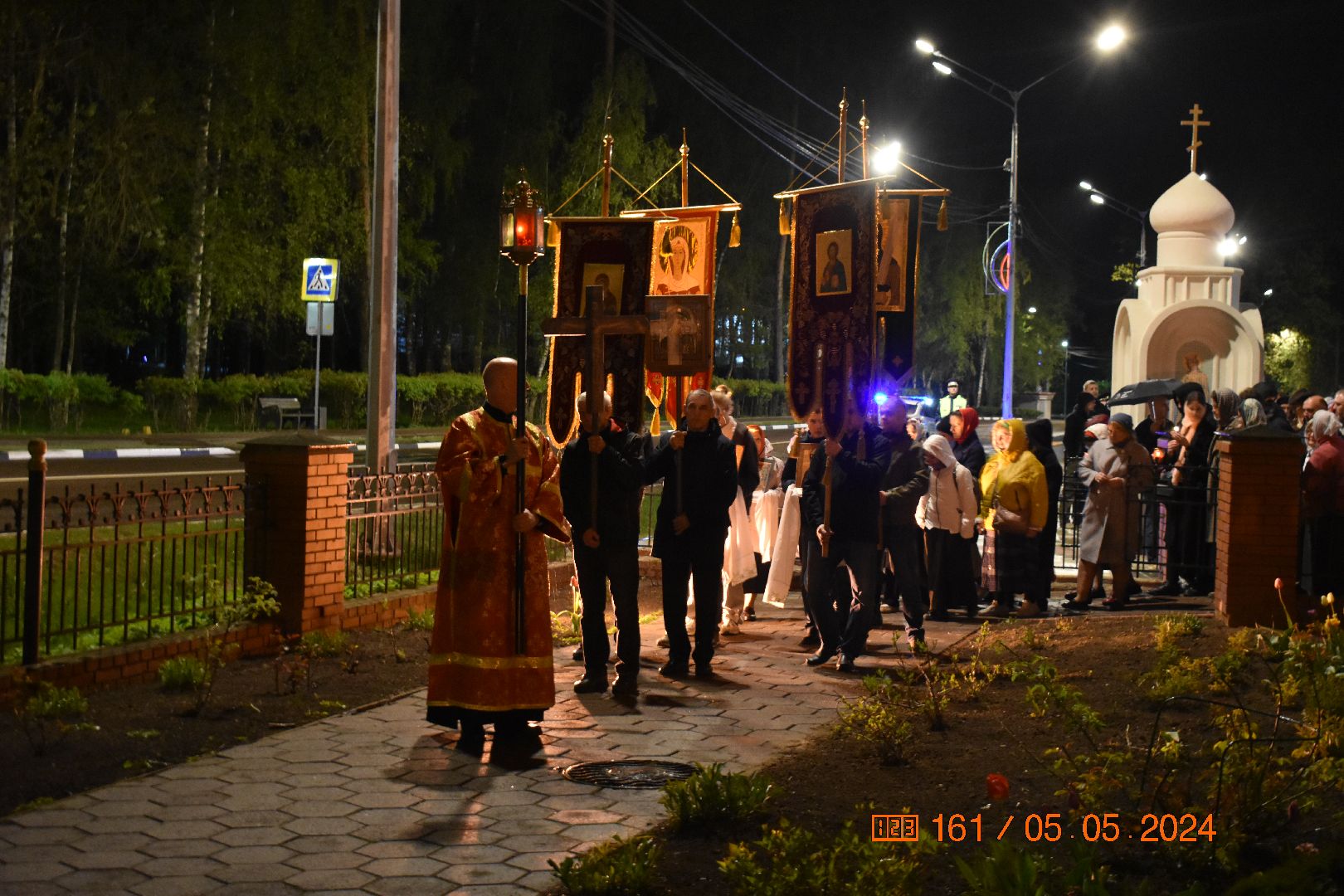 Праздник Пасхи, Христос Воскресе, Светлое воскресенье, Пасхальный крестный ход, Власиха, храм РВСН, Пасха во Власихе,