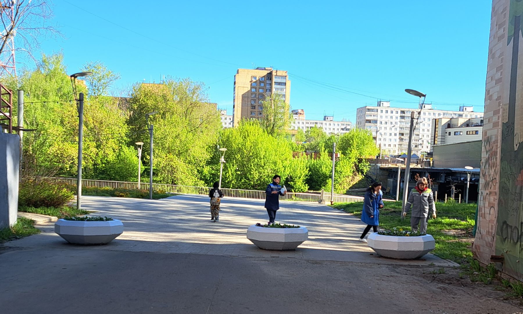 Щелково, цвет, набережная,