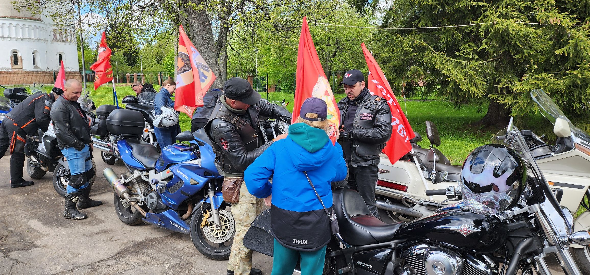 Пасха, Мотоциклисты Домодедова, Храм села Добрыниха,