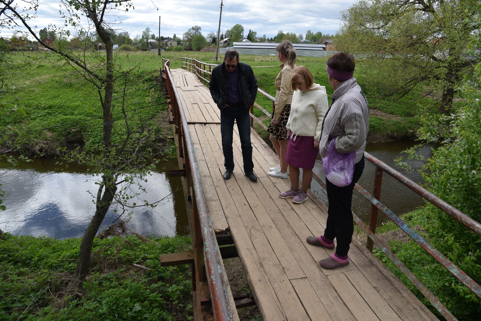 лотошино, добродел, благоустройство, обращение жителей, ремонт моста,