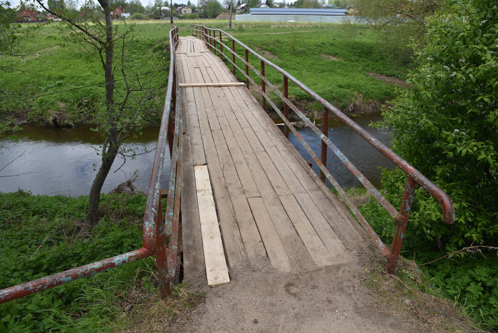 лотошино, добродел, благоустройство, обращение жителей, ремонт моста,