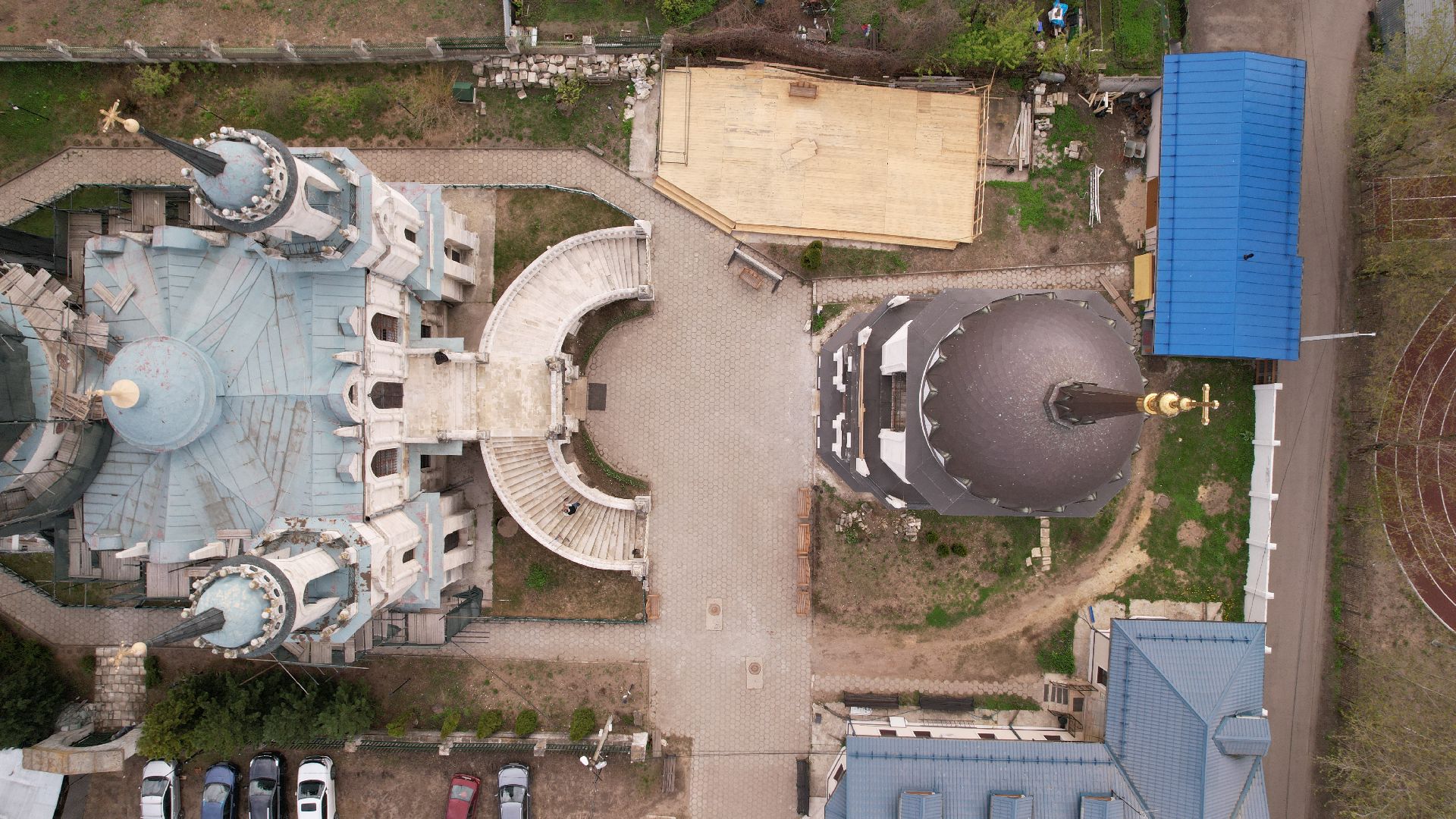 видео с коптера, быково, церковь, туризм,