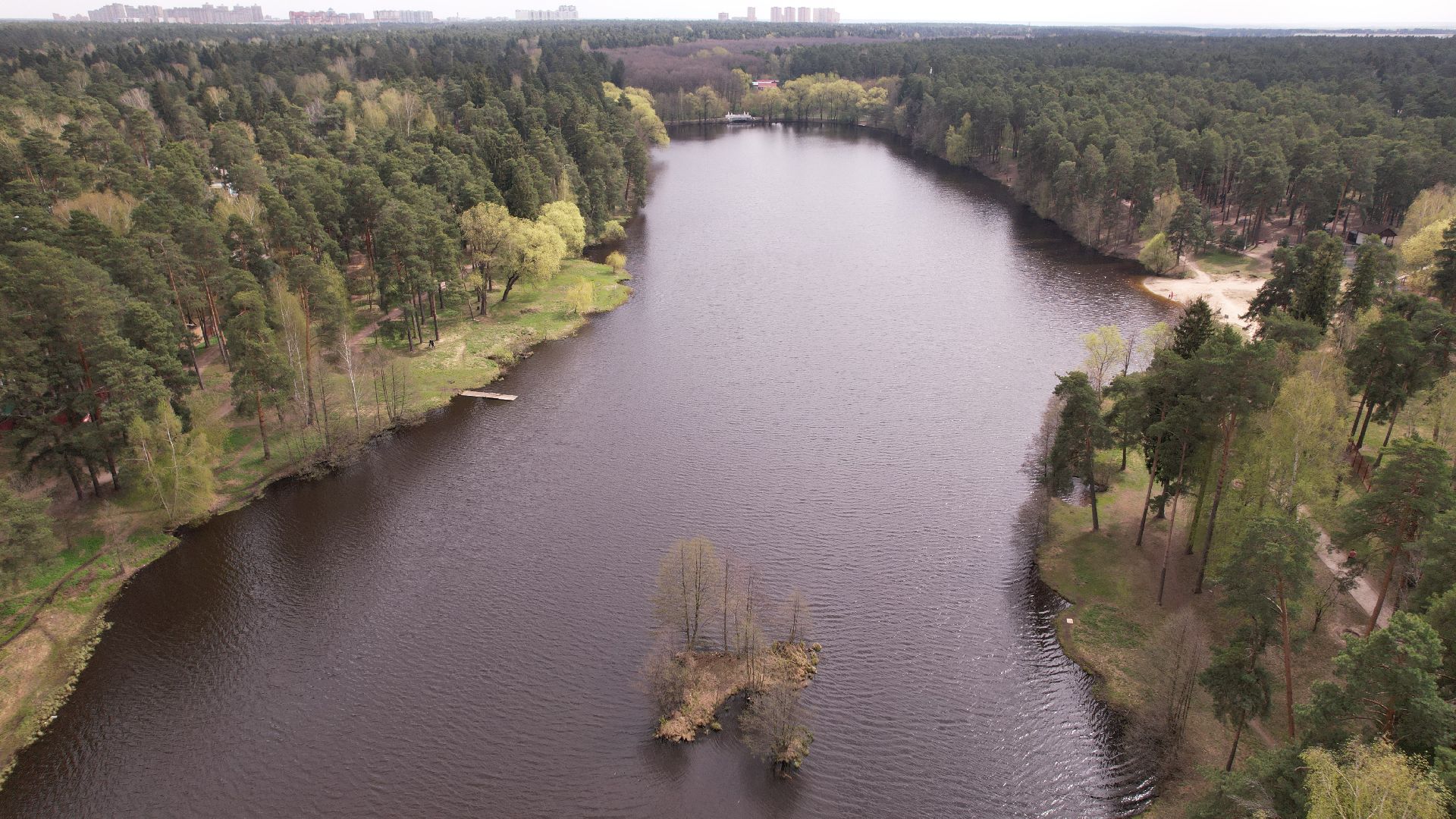 видео с коптера, города, мост, плотина,