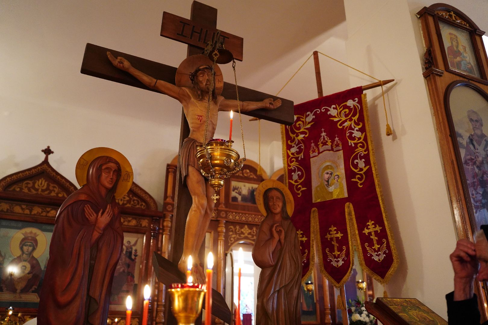 Пасха, богослужение, литургия, Рошаль, скорбященский храм,