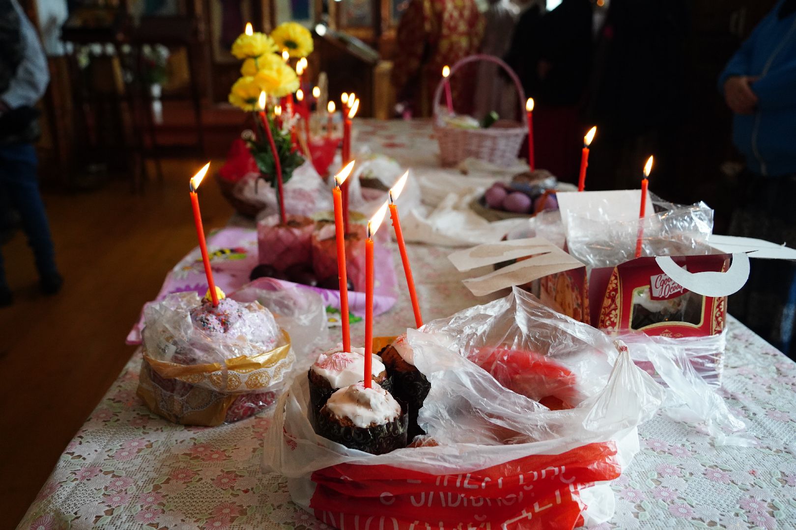 Пасха, богослужение, литургия, Рошаль, скорбященский храм,