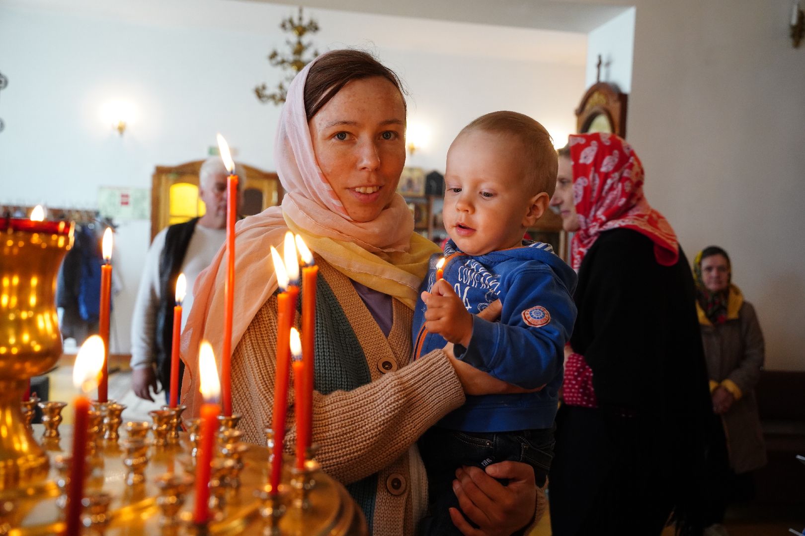 Пасха, богослужение, литургия, Рошаль, скорбященский храм,