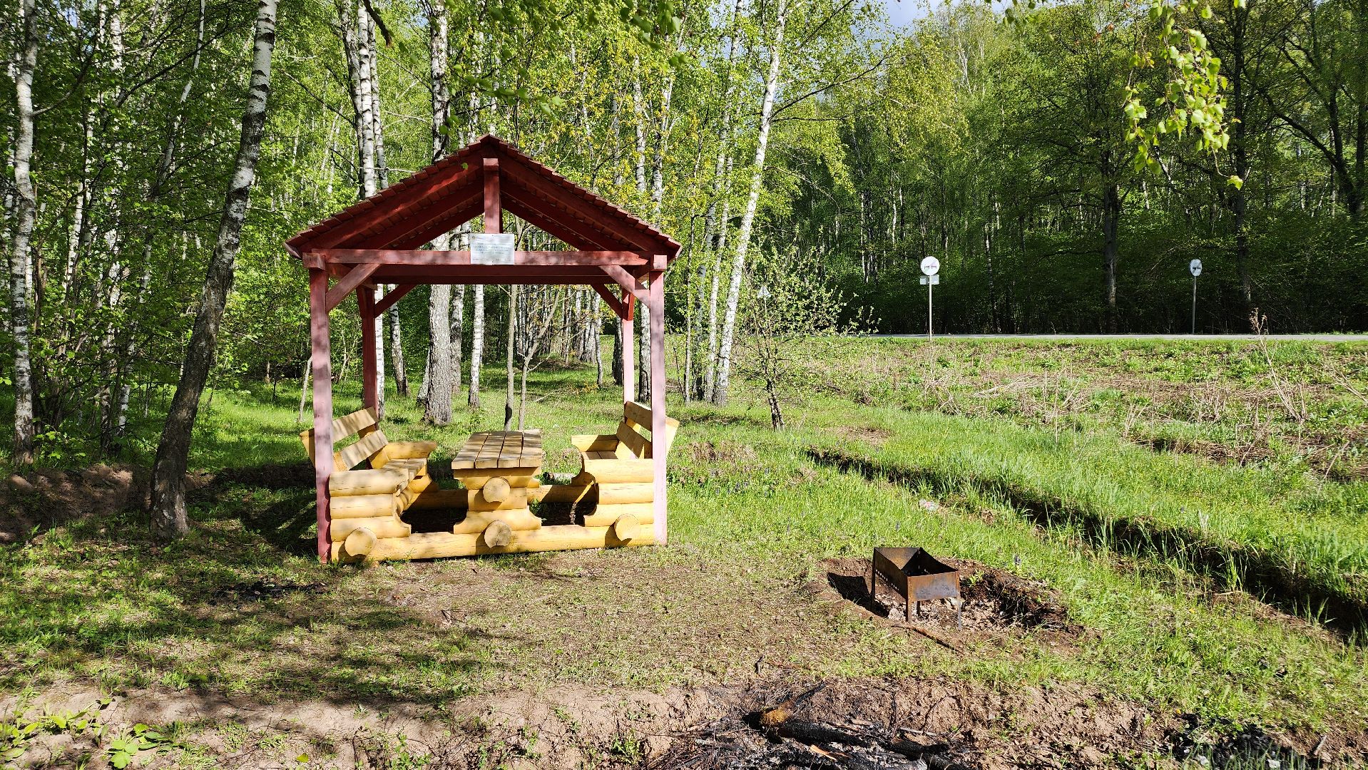 кашира, зона для отдыха, отдых в лесу, зона для пикника, мангал, шашлык, комлесхоз,