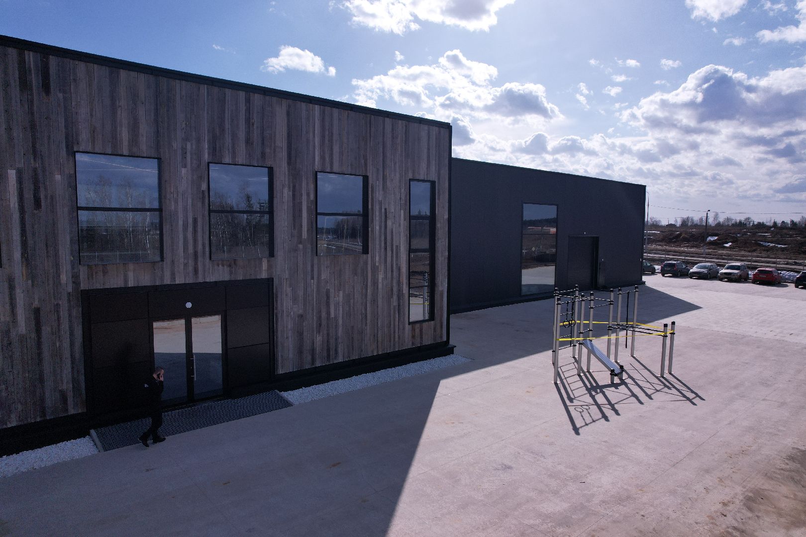 видео с коптера, солнечногорск, индустриальный парк,