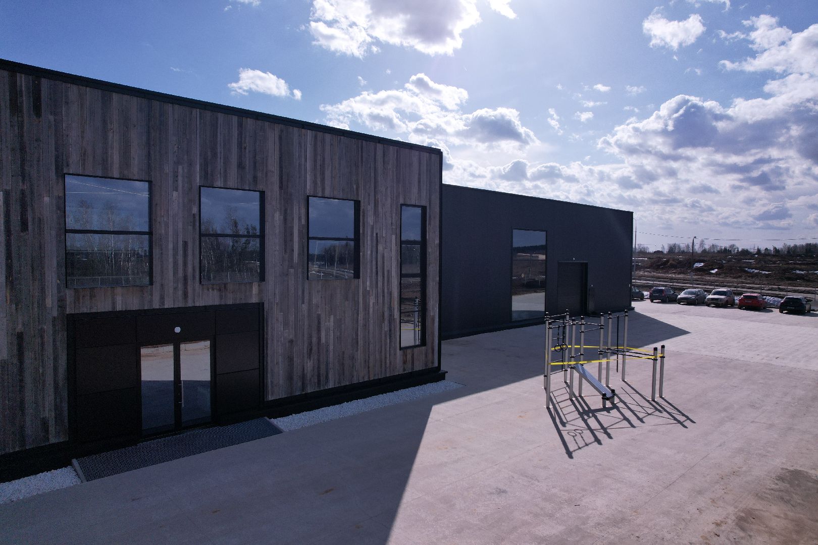 видео с коптера, солнечногорск, индустриальный парк,