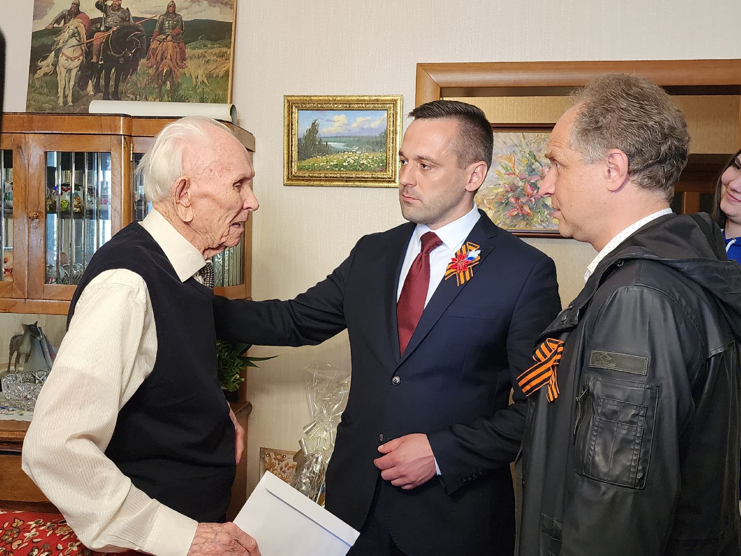 Дубна, Глава, Подарки, Ветераны, День Победы,