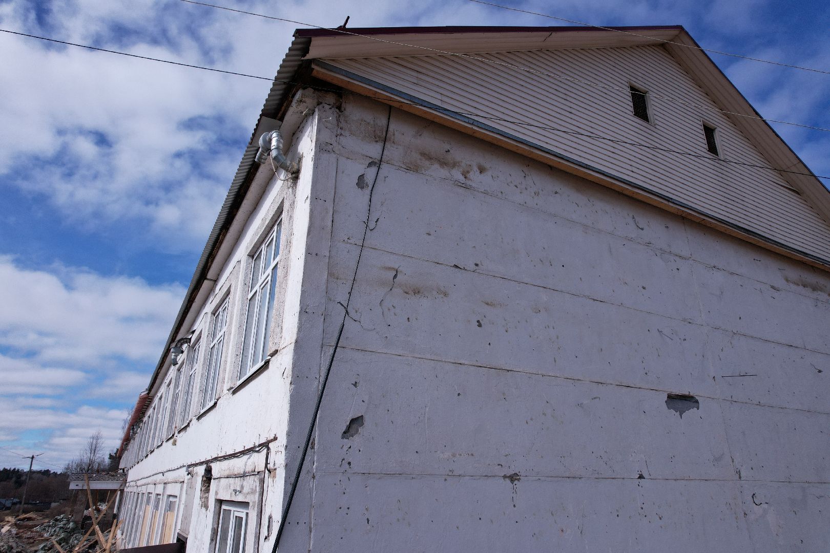 видео с коптера, истра, школа,