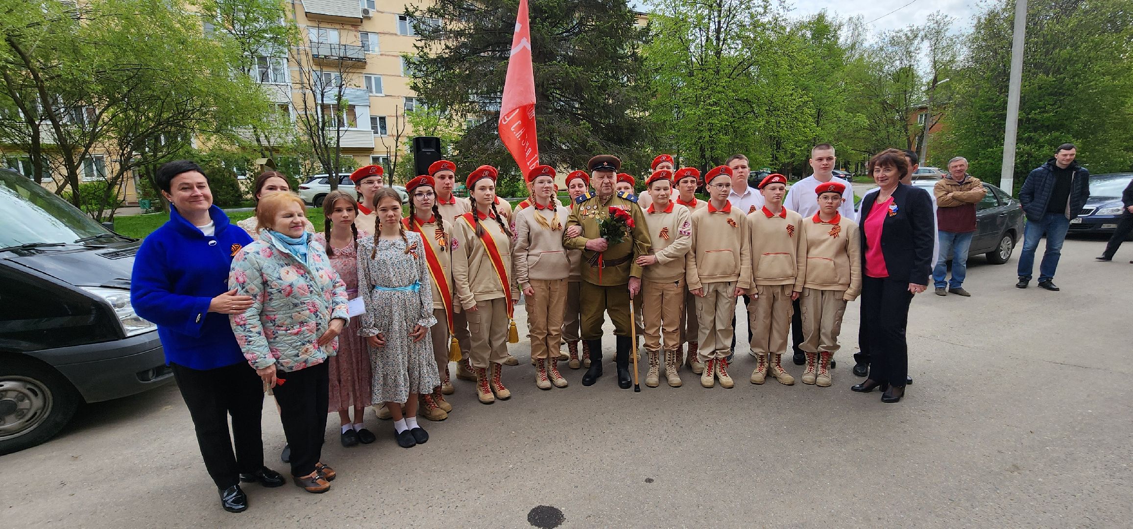 парад в каждый двор, День победы, Ветераны, Домодедово,