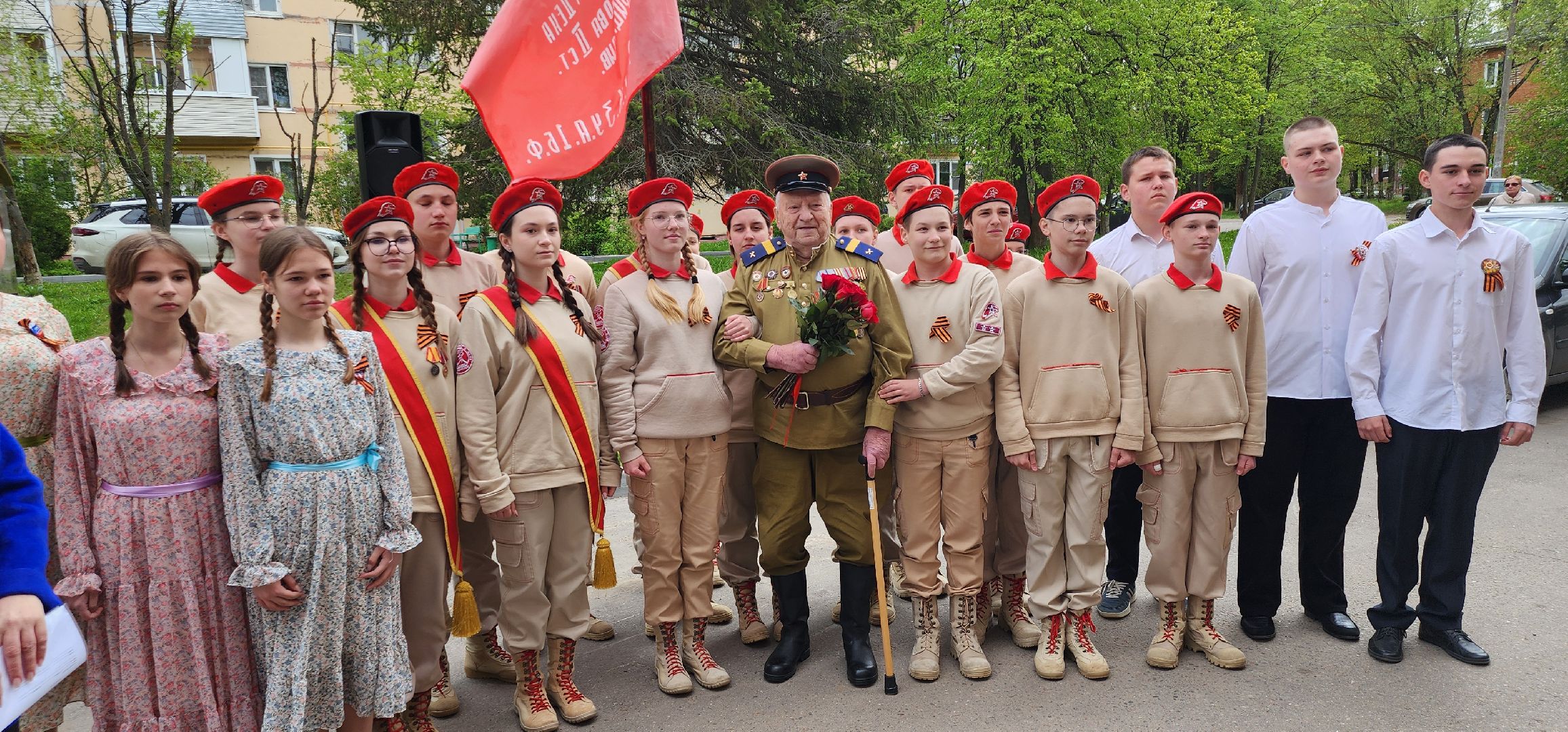 парад в каждый двор, День победы, Ветераны, Домодедово,